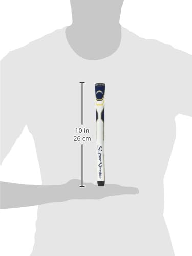 SuperStroke NFL Golf Club Grip, Standard Size, Black, Rubber, Textured