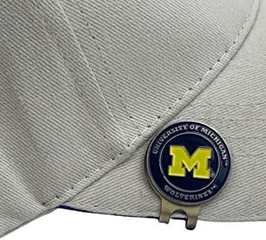 Magnetic Golf Hat Clip with 2 Double-Sided Golf Ball Markers – Easily Attaches to Golf Cap – Made of Stainless Steel & Ideal for Avid Golfers