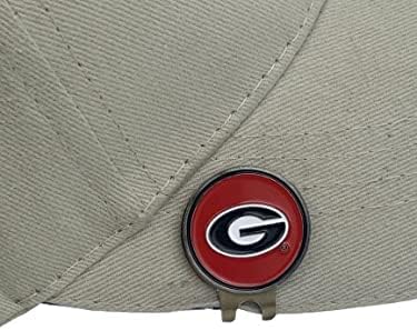 Magnetic Golf Hat Clip with 2 Double-Sided Golf Ball Markers – Easily Attaches to Golf Cap – Made of Stainless Steel & Ideal for Avid Golfers