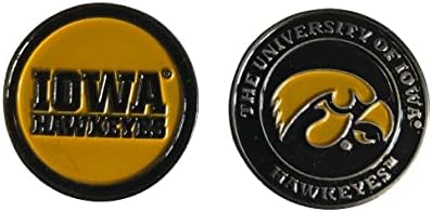 Magnetic Golf Hat Clip with 2 Double-Sided Golf Ball Markers – Easily Attaches to Golf Cap – Made of Stainless Steel & Ideal for Avid Golfers