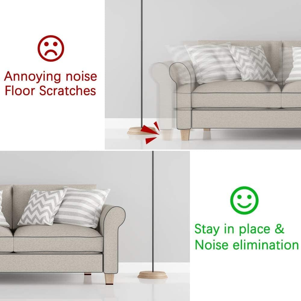 Yelanon Non Slip Furniture Pads -16 pcs 2” Furniture Grippers Hardwood Floors, Non Skid for Furniture Legs,Self Adhesive Rubber Feet, Anti Slide Furniture Floors Protectors for Keep Couch Stoppers