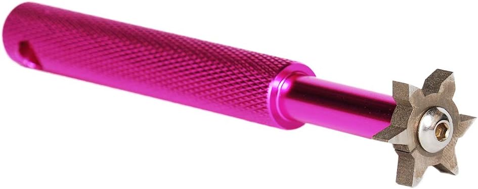 HIFROM Groove Sharpener with 6 Heads - Golf Club Groove Sharpener Re-Grooving Tool and Cleaner for All Irons Pitching Sand Lob Gap and Approach Wedges and Utility Clubs ¡