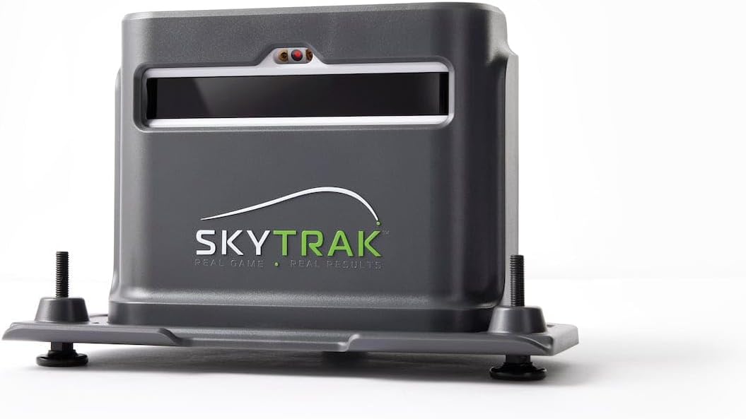 SkyTrak ST+ Golf Simulator – Ultimate Studio Package | Home Golf Simulator with Launch Monitor, Mat, Net & Screen