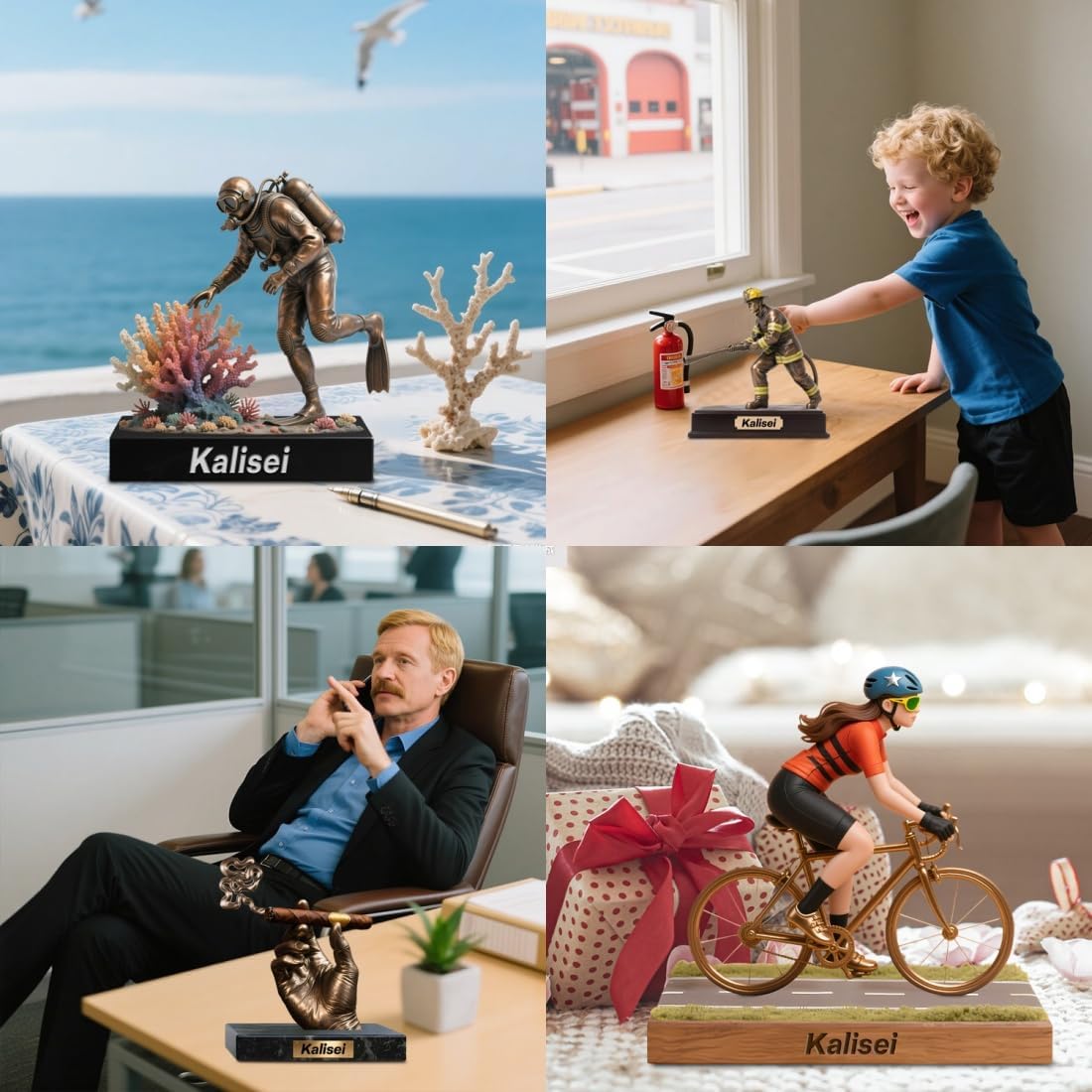 Personalized Excavator Desktop Ornament Sign Custom Name Flat Desk Sign Excavator Driver Acrylic Plaque Home Garage Men Cave Desk Decoration Plaque Gifts for Dad Grandpa Birthday Christmas