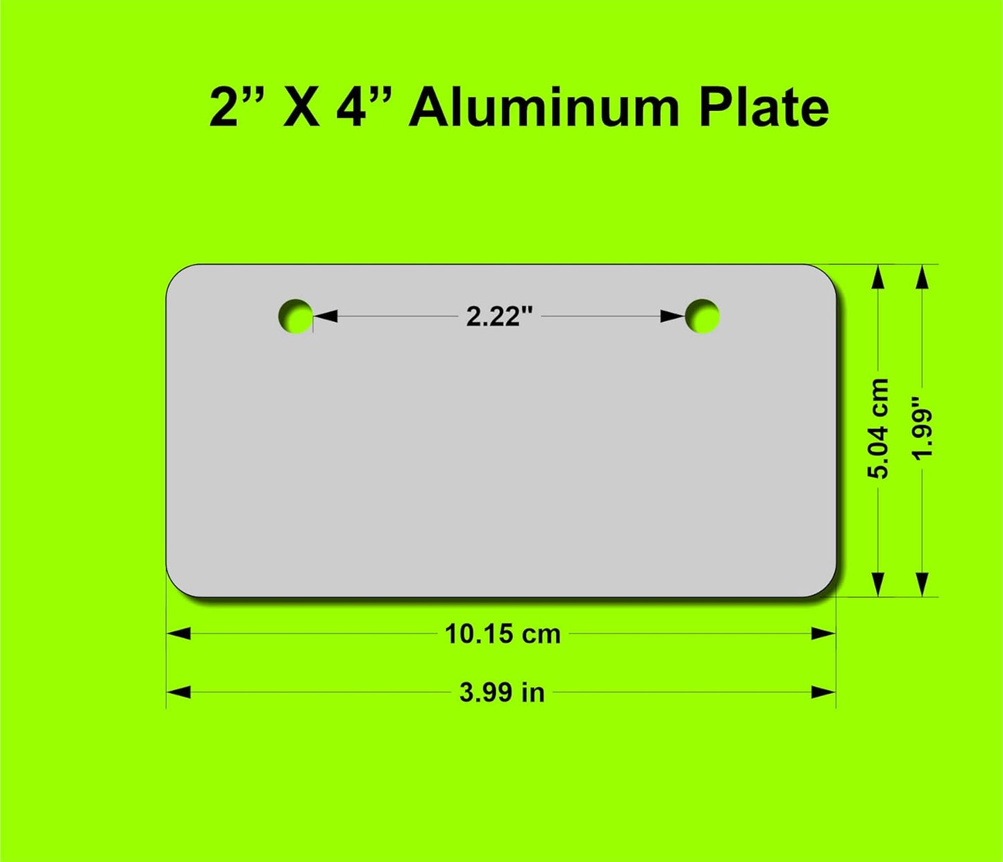 TEAMLOGO - Personalized Louisiana Souvenir License Plate - Custom Aluminum Name, Text, or Number Plate - Customized License Bike Accessories, Kids Toy Car Signs, and Gift - (Ver 2, 2" x 4")
