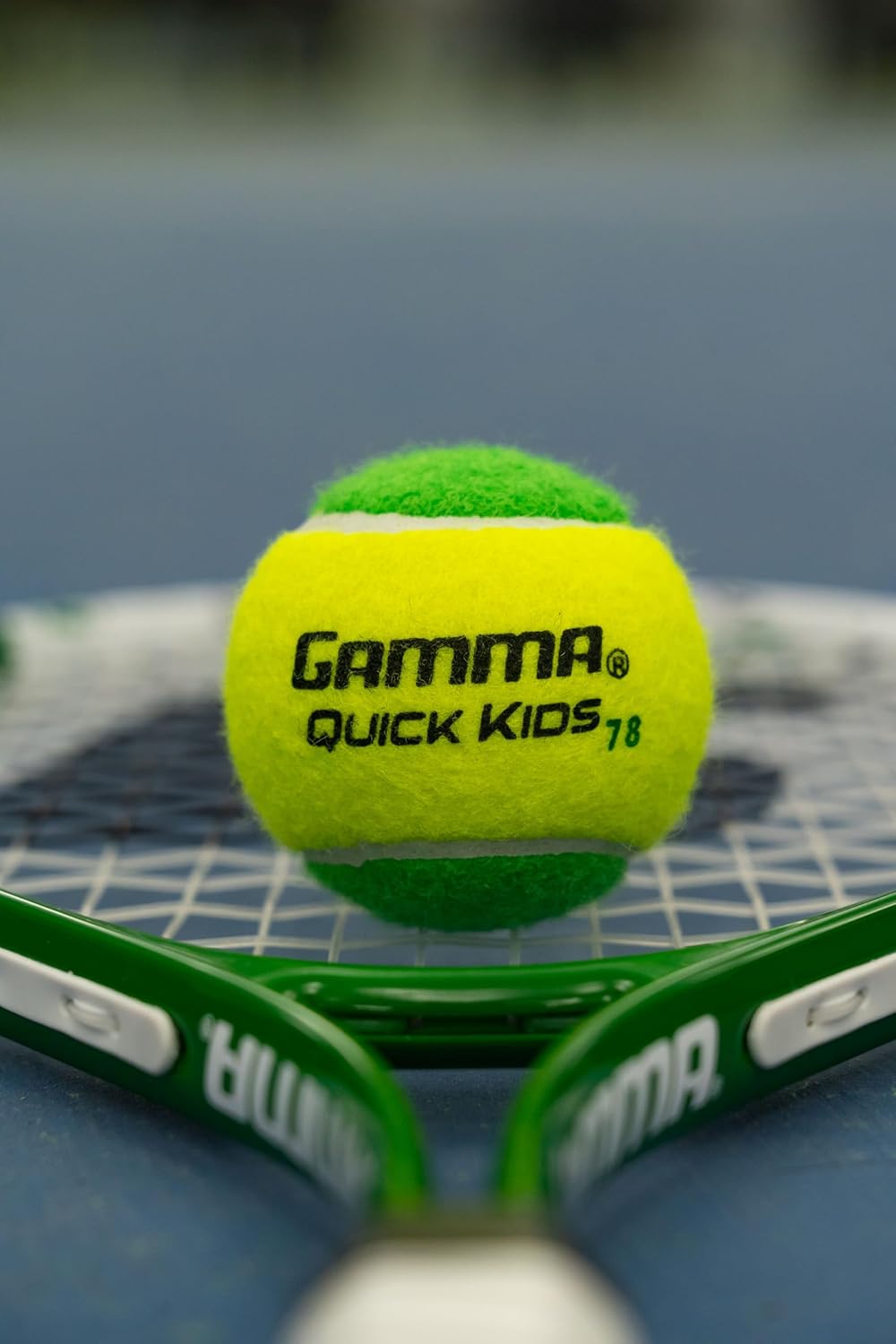 GAMMA Quick Kids 36, 60, & 78 Training Tennis Balls for Kids & Beginners, Low-Compression Core Reduces Speed & Bounce, Great for Tennis Practice, USTA & ITF Approved for Use in 10 & Under Tournaments