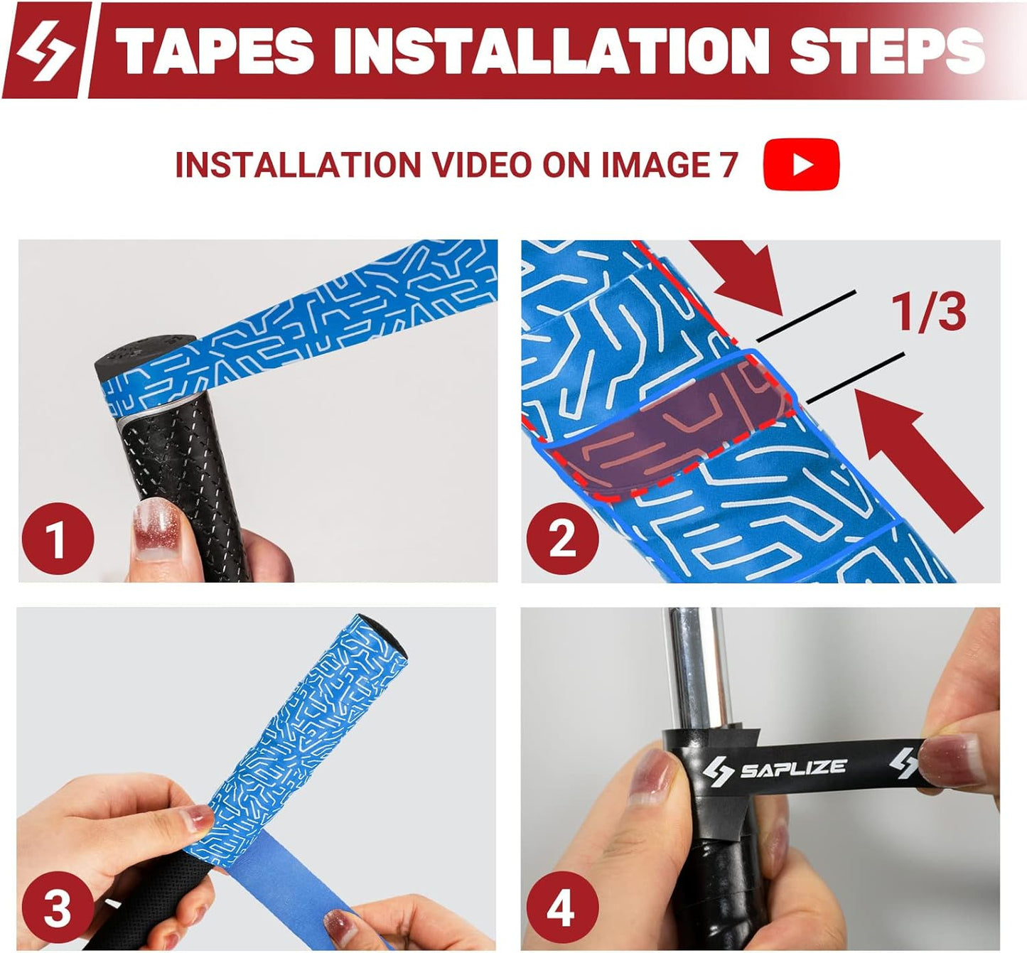 SAPLIZE Golf Grip Wrapping Tapes, 3 Or 15 Pack Tacky PU Overgrip Tapes, New Regripping Solution for Golf Club Grips