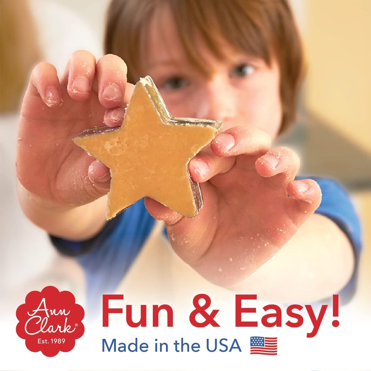 Happy Gingerbread Man Cookie Cutter, 3" by Ann Clark Cookie Cutters