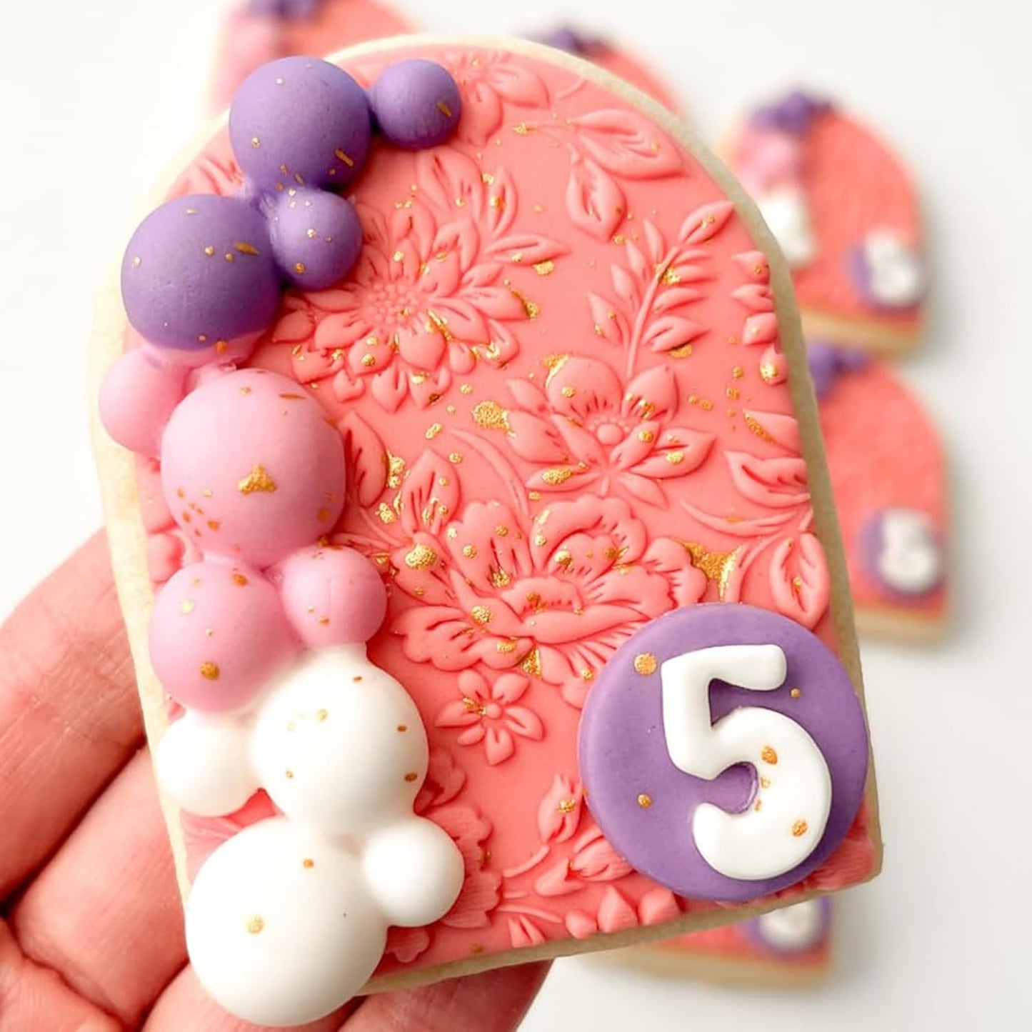 3D Pearl Chocolate Molds, Bubbles Ball Pearl Border Silicone Molds, Semi Sphere Cake Decorating Baking Molds for Birthday Cupcake Topper Candy Gum Cookie Dessert Clay Resin DIY Craft Set of 2