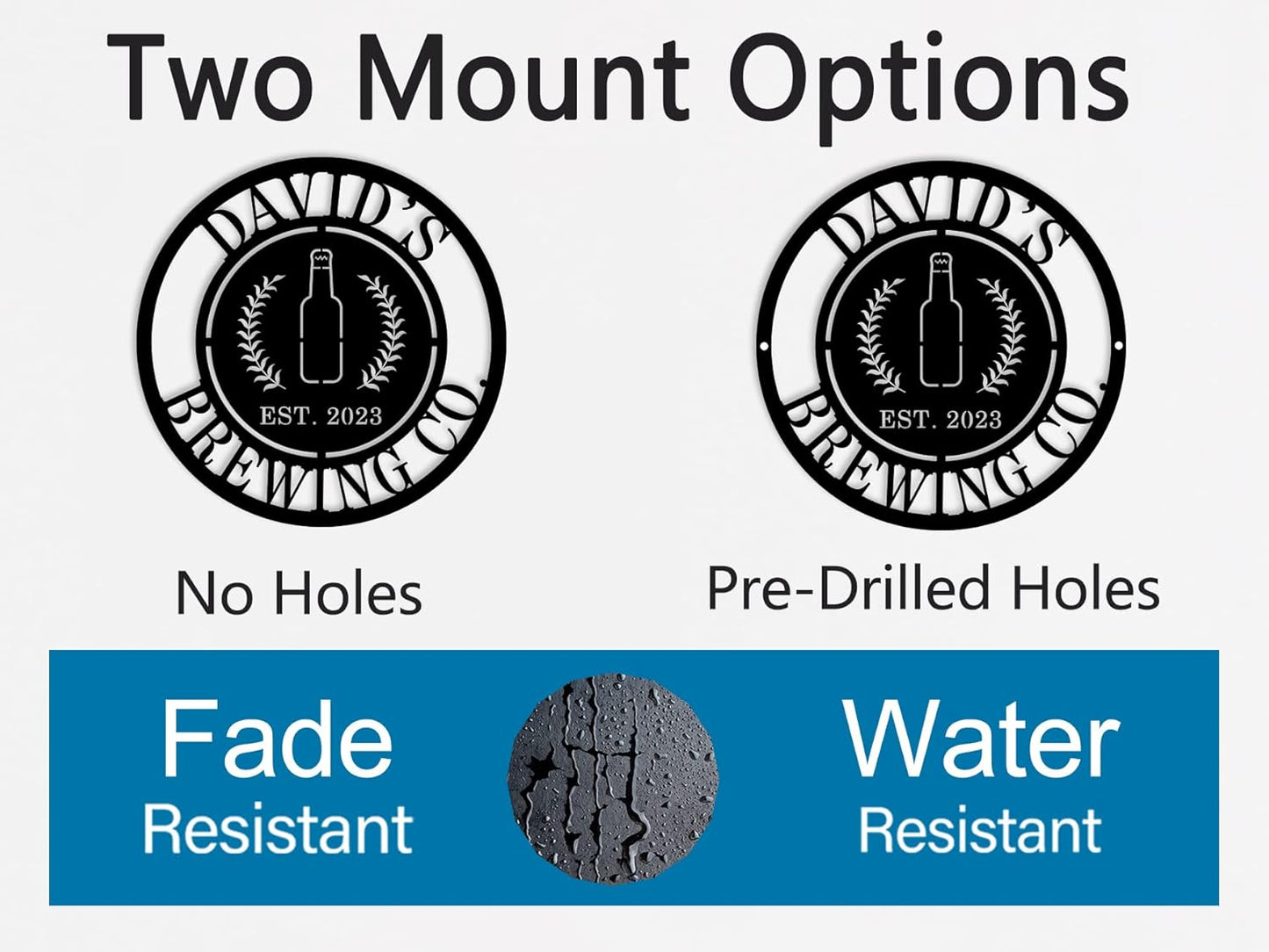 Personalized Brewery Metal Sign, Beer Sign, Custom Metal Sign,Custom Beer Brewing Sign,Gift for Him, Housewarming Gift Christmas gift