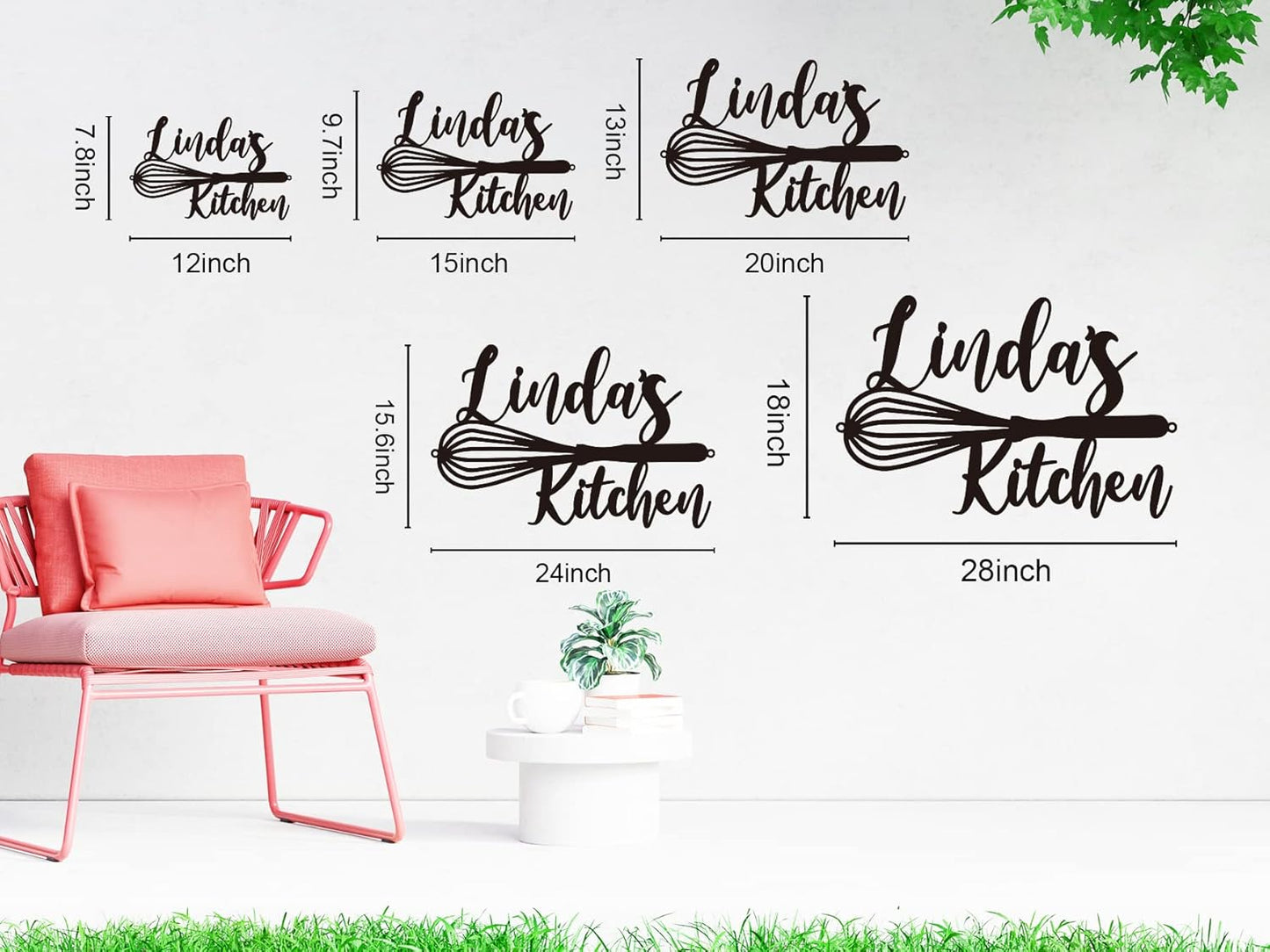 Custom Metal Sign for Kitchen, Mom's Kitchen, Kitchen Wall Decor, Nana's Kitchen Sign, Personalized Kitchen Gifts, Nana Mothers Day Gift, Metal Wall Art