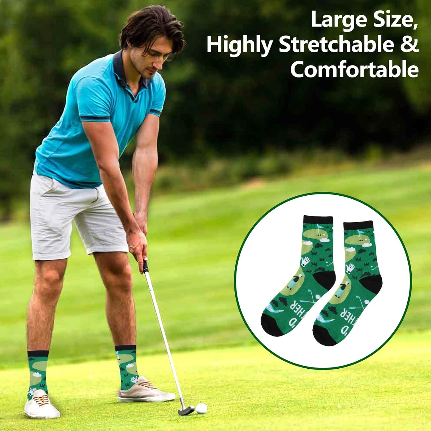 Golf Gifts for Men, Fathers Day Golf Gifts, Golfing Gifts Basket for Golfer Lovers,Funny Golfer Gift for Him Dad Uncle, Husband Boyfriend, 20 Oz Golfing Cup Tumbler