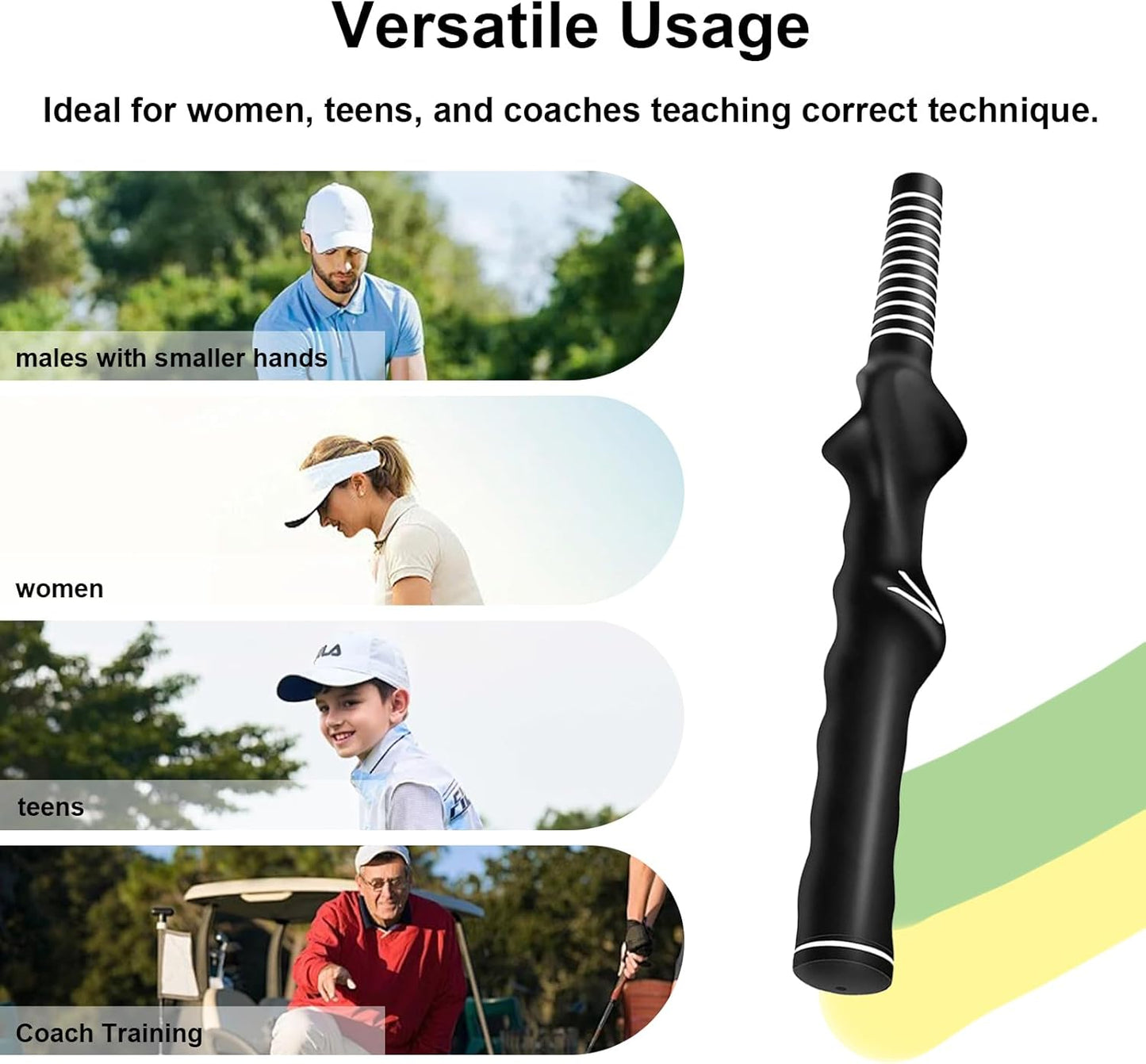 Right-Hand Golf Training Grip Golf Grip Trainer,Golf Swing Trainer Accessories