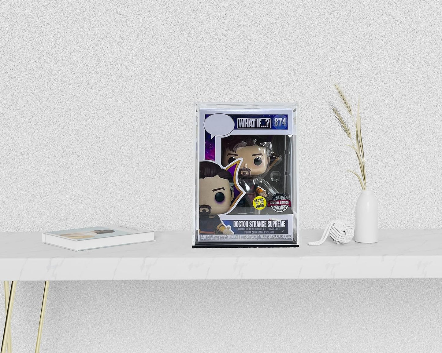 Clear Acrylic Pop Protector Compatible with Funko POP! 4 Inch Figurine, Dustproof Acrylic Display Case for Exclusive Collectible Vinyl Figures