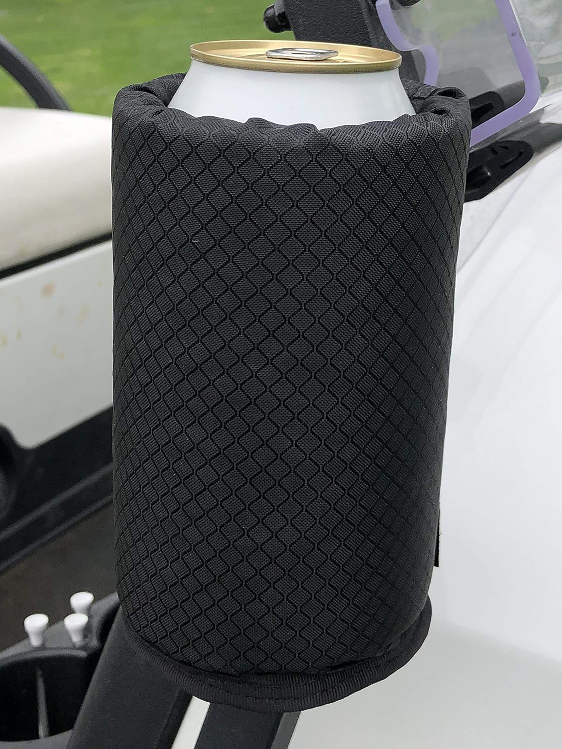 Bushwhacker Magnetic Insulated 16oz Can 20oz Bottle Cooler - Great for Golf Carts Toolbox Forklift Tractor Bus Lawnmower Gym Accessory Holder Organizer Bottle Sleeve Cozy Drink 16 oz Ounce 20 oz