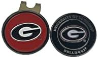 Magnetic Golf Hat Clip with 2 Double-Sided Golf Ball Markers – Easily Attaches to Golf Cap – Made of Stainless Steel & Ideal for Avid Golfers