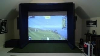 SPECTRUM GOLF SIMULATORS-Golf Cage-Padded-DIY-Premium Poly Spacer Golf Screen-US Made