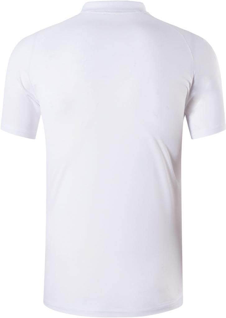 jeansian Men's Sport Outdoor Quick Dry Fit Short Sleeves Polo Tee Shirt Tshirt T-Shirt Tops Golf Tennis Bowling LSL195