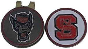 Magnetic Golf Hat Clip with 2 Double-Sided Golf Ball Markers – Easily Attaches to Golf Cap – Made of Stainless Steel & Ideal for Avid Golfers