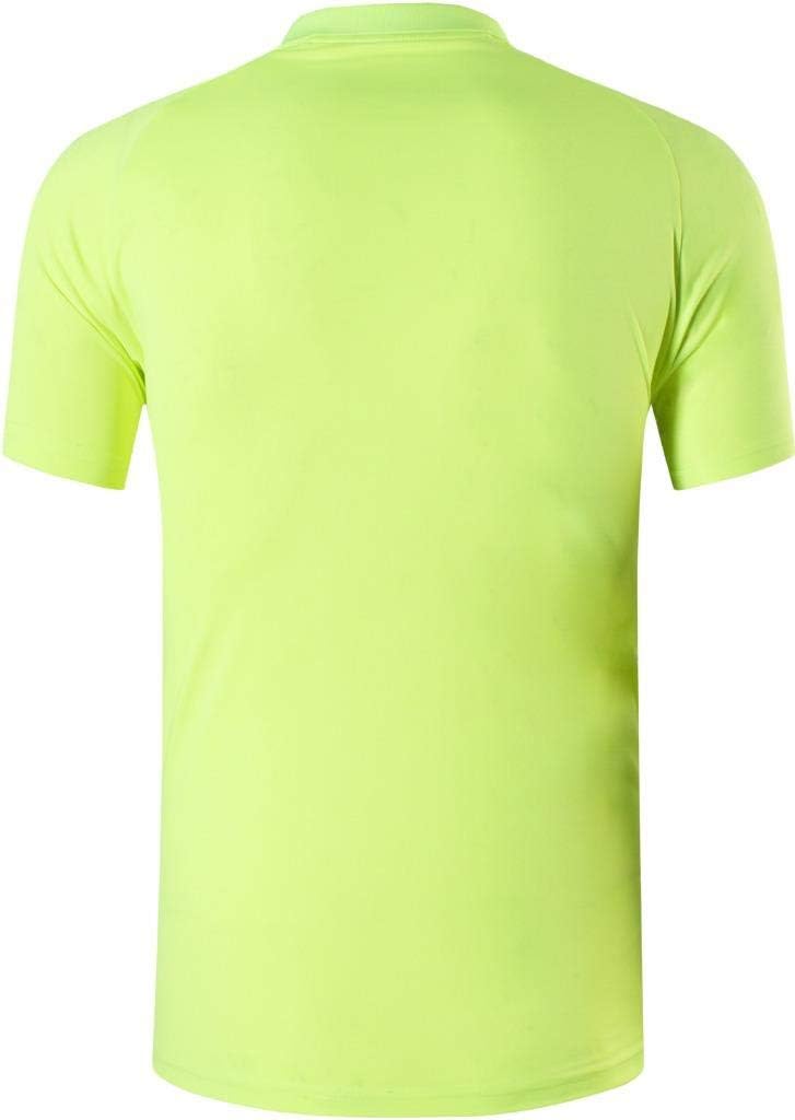 jeansian Men's Sport Outdoor Quick Dry Fit Short Sleeves Polo Tee Shirt Tshirt T-Shirt Tops Golf Tennis Bowling LSL195