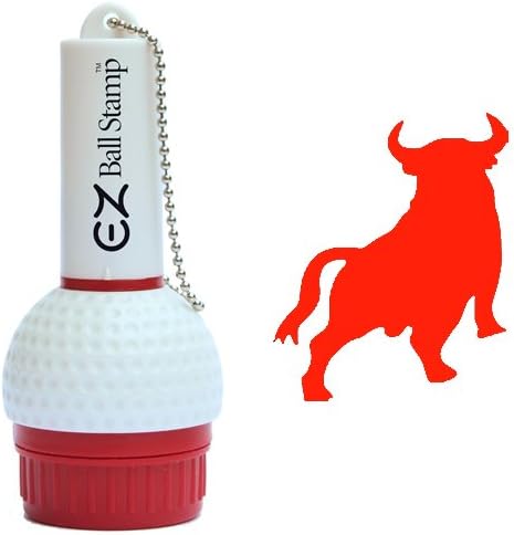 EZBallStamp Golf Ball Stamp Marker (Red Bull Original)
