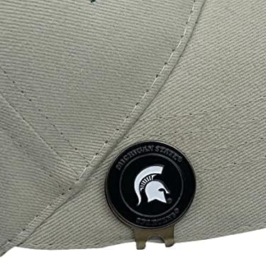Magnetic Golf Hat Clip with 2 Double-Sided Golf Ball Markers – Easily Attaches to Golf Cap – Made of Stainless Steel & Ideal for Avid Golfers