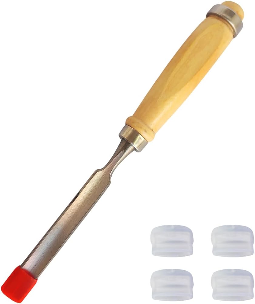 Golf Grip Tape Remover Tool, Wooden Handle Golf Grip Tape Stripper Tool, Golf Club Grip Repair Kit, Golf Grip Replacement Tool