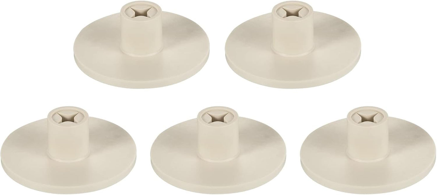 PATIKIL 0.8 Inch Plastic Golf Tee, 5 Pack Hollow Training Driving Range Tee Stable Ball Holder for Outdoor Indoor Hitting Mat, Beige