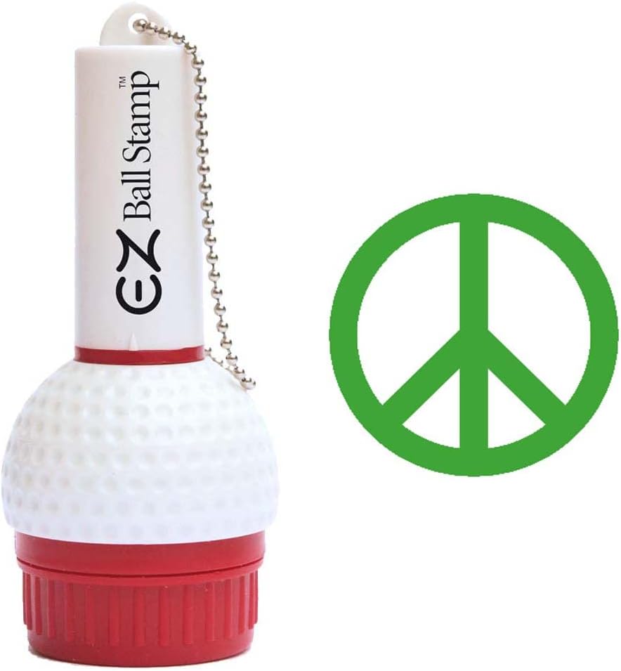 EZBallStamp Golf Ball Stamp Marker (Green Peace)