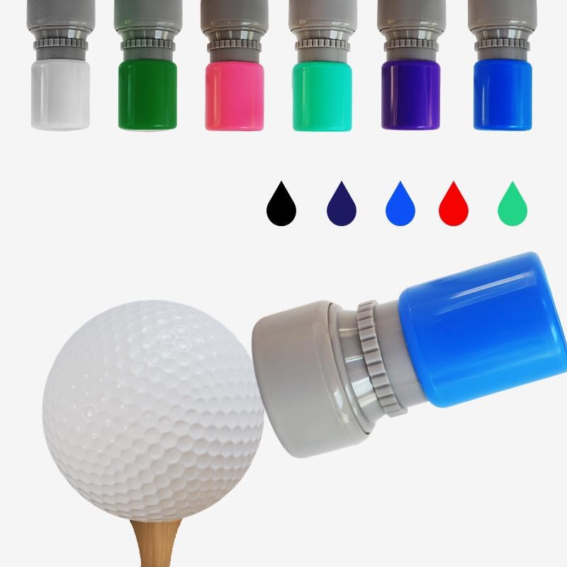 Custom Golf Ball Stamps Personalized Self-Ink Long Lasting Golf Ball Markers Unique Monogram Golf Ball Marker Gifts for Golfer