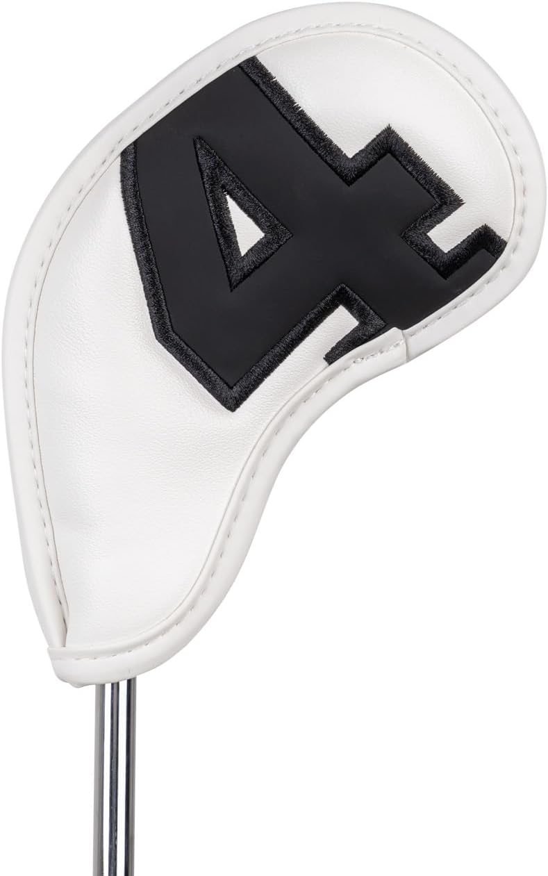 Craftsman Golf Magnetic Iron Headcovers Protective Cover with Large No. Available for Customize Name