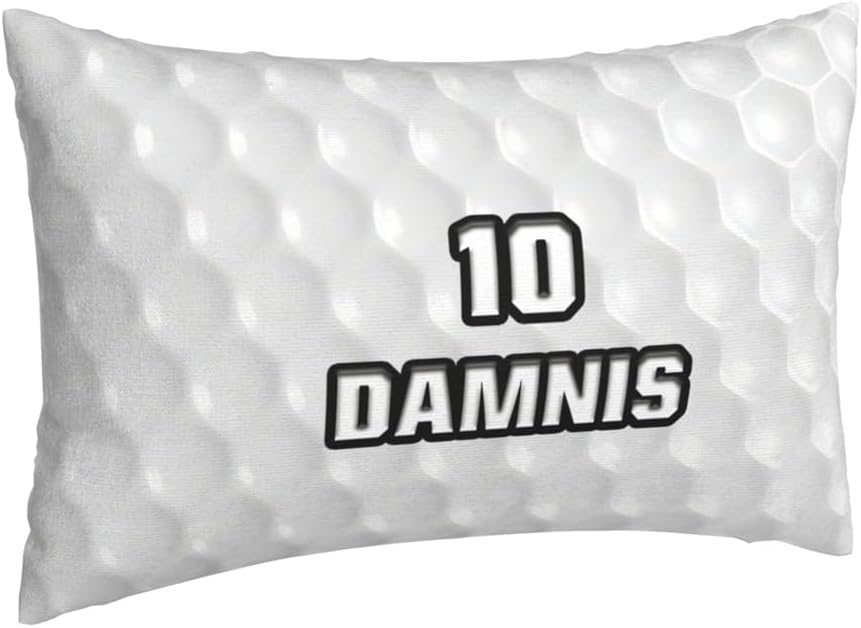 Customized Golf Ball Theme Funny Throw Pillowcase Golf Lovers Home Decor Gifts Custom Name Funny Ball Sport Theme Throw Pillow Cover Personalized Sport Enthusiast Pillowcase Gifts for Sofa Bedding