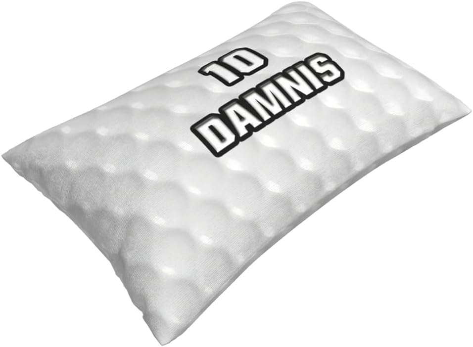 Customized Golf Ball Theme Funny Throw Pillowcase Golf Lovers Home Decor Gifts Custom Name Funny Ball Sport Theme Throw Pillow Cover Personalized Sport Enthusiast Pillowcase Gifts for Sofa Bedding