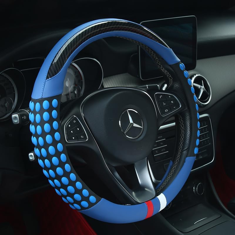 14 inch Golf Cart Steering Wheel Cover for Yamaha, Club Car DS & Precedent, 13.5 inch UTV Steering Wheel Covers,Universal Boat Steering Wheel Cover Non-Slip