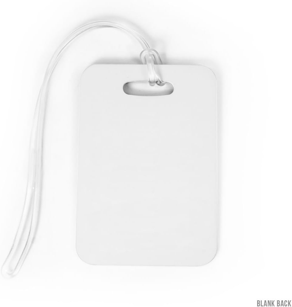 ChalkTalkSPORTS Golf Luggage Tag | Personalized Golf Ball Graphic | Small
