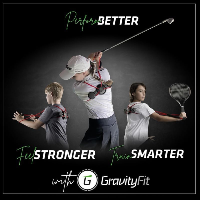 Golf Swing Performance Trainer Aid | Golf Swing Trainer Trusted by PGA Coaches | Backed by 30 Years Research | Elevate Your Golf Training | Enhance Strength, Stability, Rotation & Posture