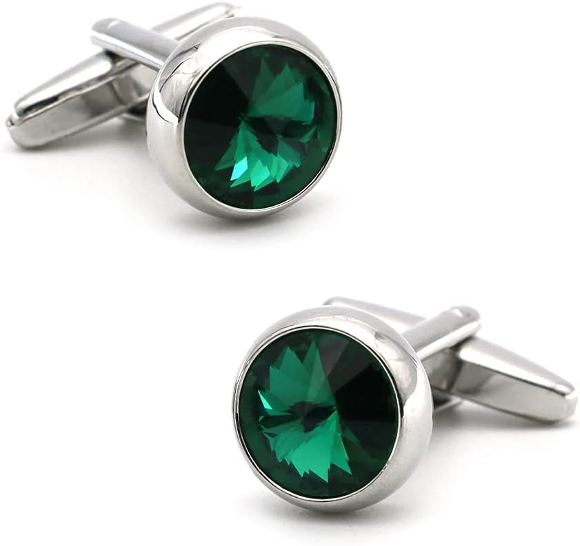 S&W Wedding Cufflinks for Men Cuffs with Gift Box Business for Tuxedo Shirts