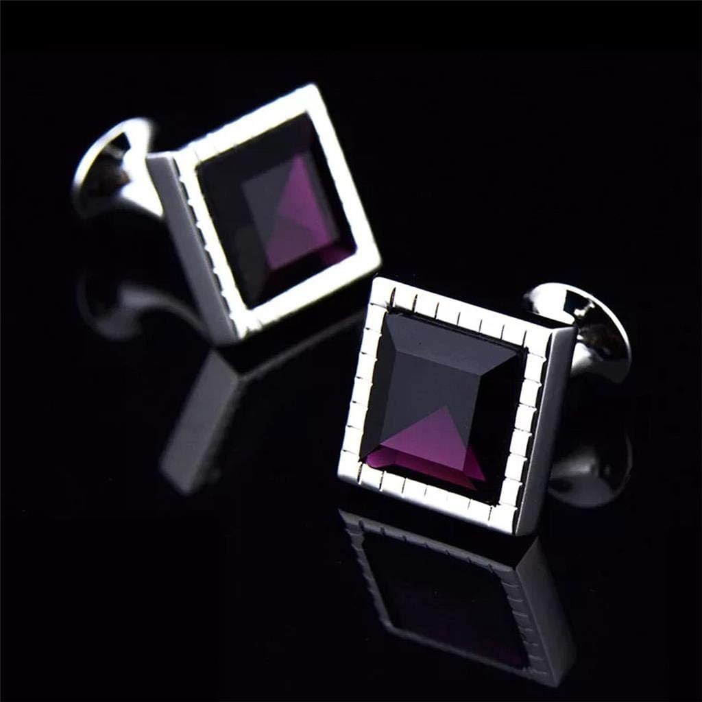 S&W Wedding Cufflinks for Men Cuffs with Gift Box Business for Tuxedo Shirts