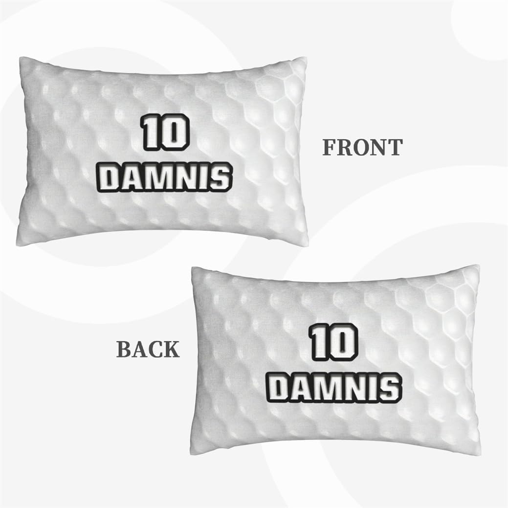 Customized Golf Ball Theme Funny Throw Pillowcase Golf Lovers Home Decor Gifts Custom Name Funny Ball Sport Theme Throw Pillow Cover Personalized Sport Enthusiast Pillowcase Gifts for Sofa Bedding