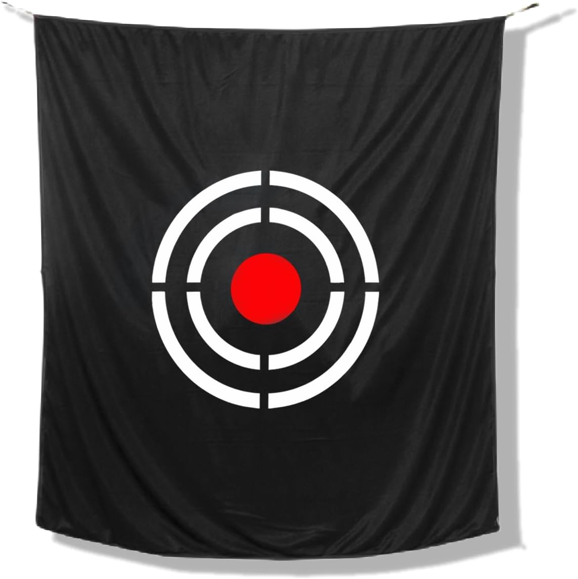 Golf Target Cloth - Black Portable Foldable Easy Setup for Indoor Outdoor Backyard Hitting Practice Training Aid Beginners Men Father Gift