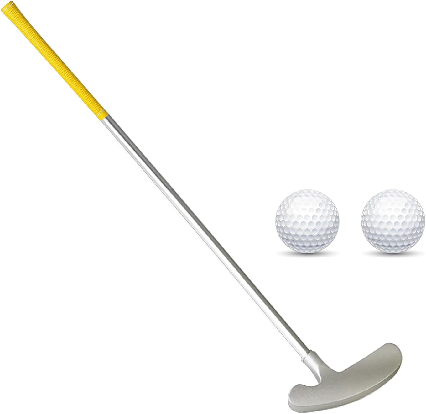 Golf Putter Golf Putters for Mens Right/Left Handed Mini Golf Club Putt Putt Golf Set-2 Golf Ball Game Training/Practice/Disc Golf Pong Games/Putting Green Aids Outdoor/Indoor/Course/Backyard
