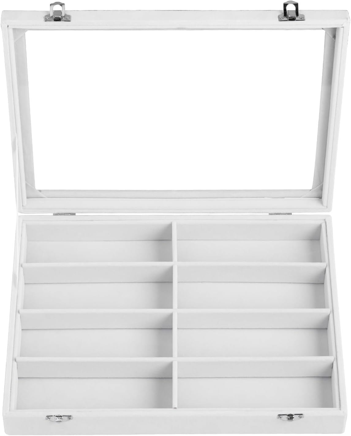 Frebeauty Sunglass Organizer,Velvet Glasses Organizer,8-Slot Sunglasses Tray for Drawer, Men's/Women's Sunglasses Box