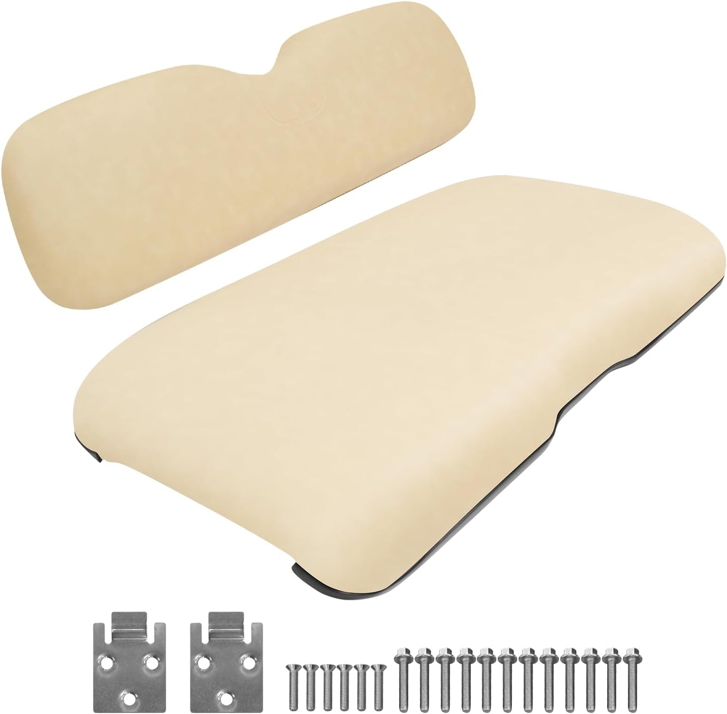 Golf Cart Replacement Seat Fit for EZGO TXT RXV Club Car Precedent DS Golf Cart, Factory Style Golf Cart Front Seat Cushions & Seat Back