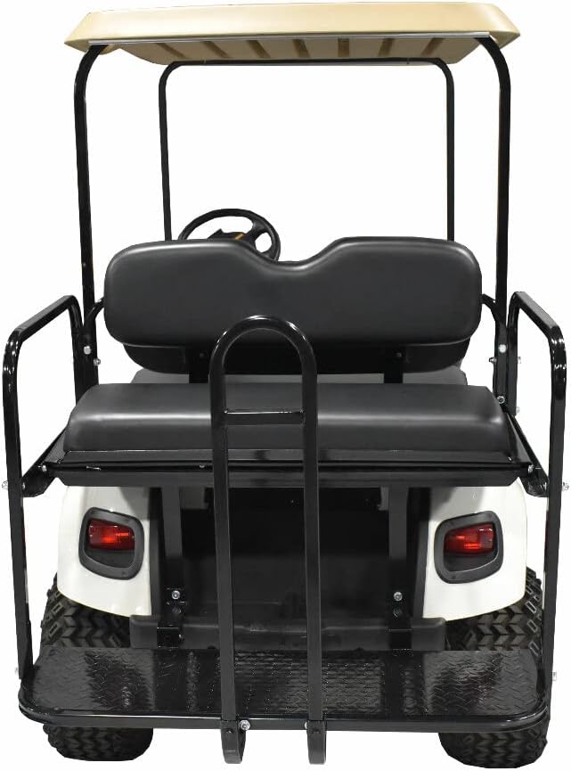 PROFX Rear Flip Seat Kit with Grab Bar for EZGO TXT (1995-Up) Golf Cart