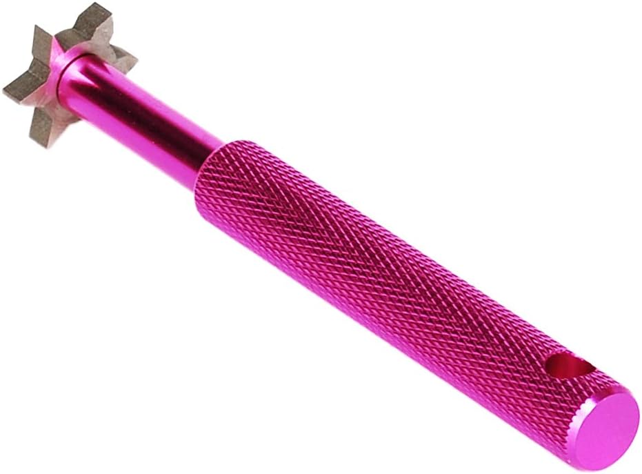 HIFROM Groove Sharpener with 6 Heads - Golf Club Groove Sharpener Re-Grooving Tool and Cleaner for All Irons Pitching Sand Lob Gap and Approach Wedges and Utility Clubs ¡­