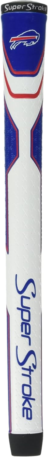 SuperStroke NFL Golf Club Grip, Standard Size, Black, Rubber, Textured