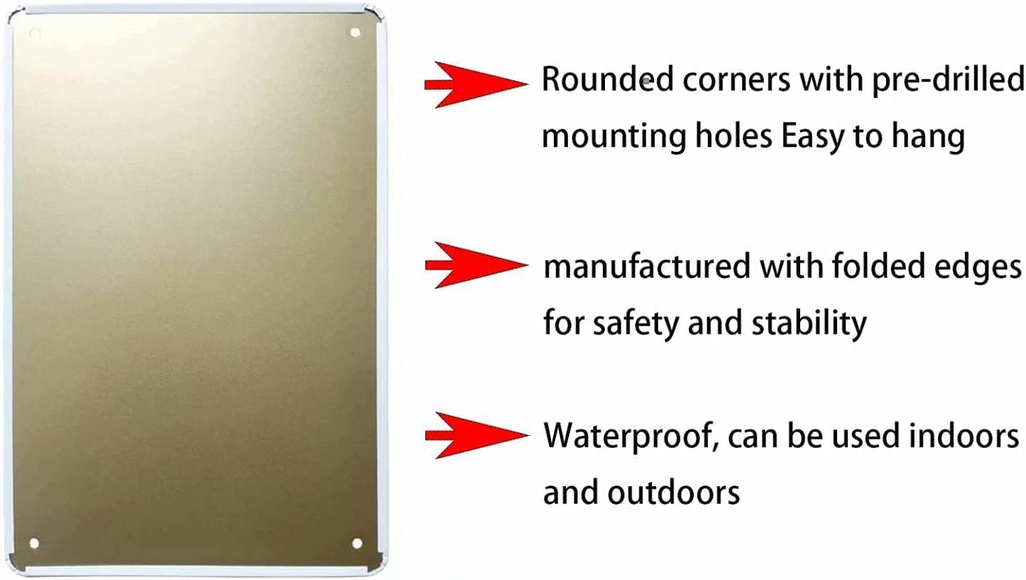 Golf Metal Sign Golf Decor Wash Balls Here Tin Signs Wash Balls Here Golf Wall Art Personalized For Men Decor Metal Sign 8x12 Inch