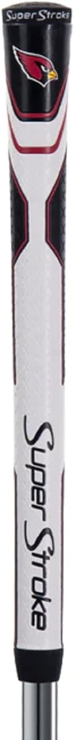 SuperStroke NFL Golf Club Grip, Standard Size, Black, Rubber, Textured