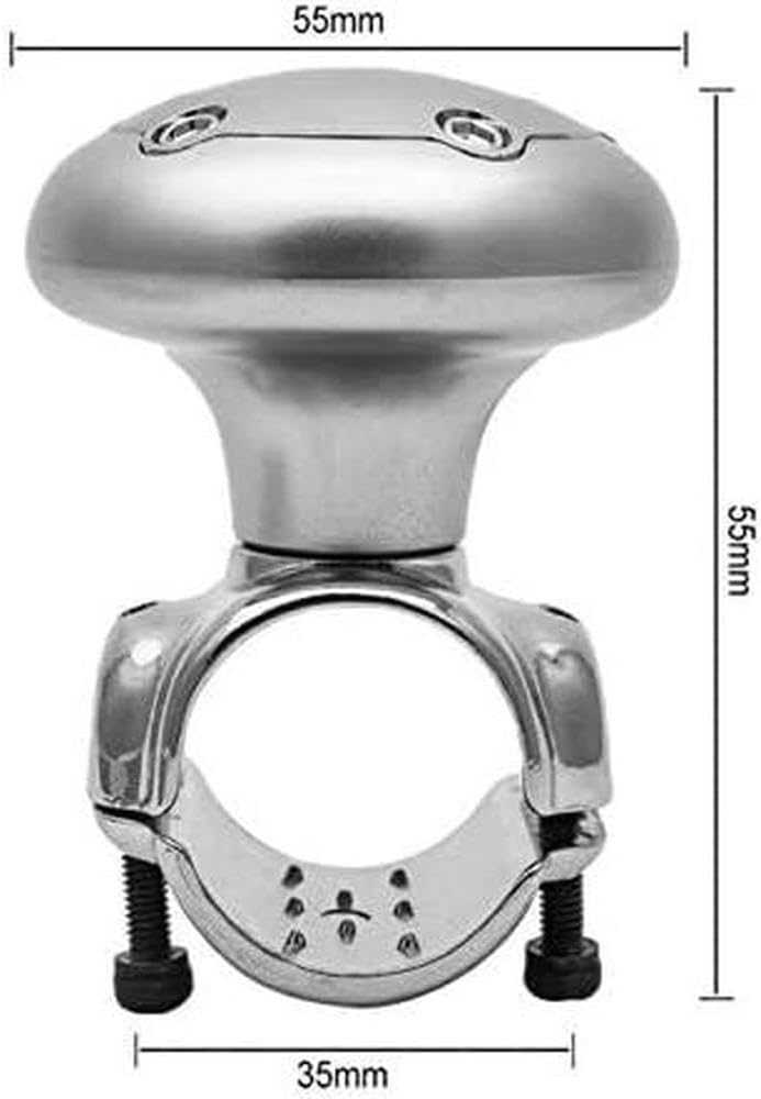 Steering Wheel Knob Vehicle Power Handle Steering Wheel Knob Spinners Universal Design for Car SUV Trucks Tractors Boat etc