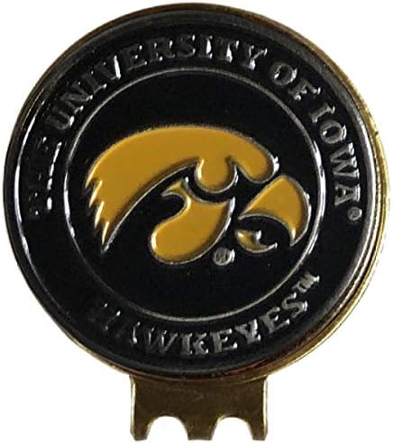 Magnetic Golf Hat Clip with 2 Double-Sided Golf Ball Markers – Easily Attaches to Golf Cap – Made of Stainless Steel & Ideal for Avid Golfers